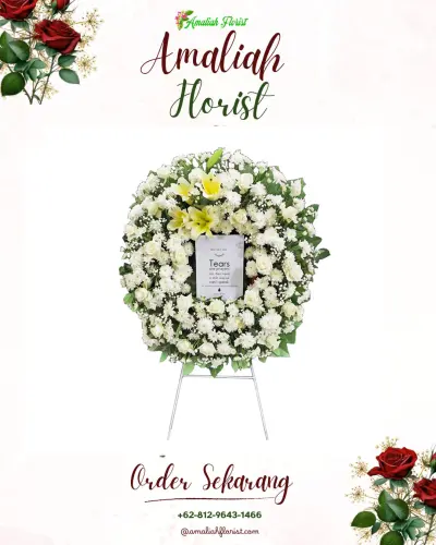 Krans Bunga Duka Cita kaduela